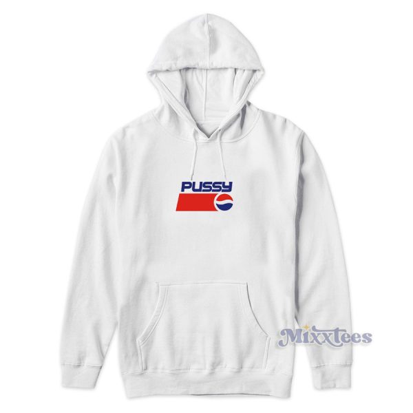 Pussy Pepsi Logo Parody Hoodie For Unisex