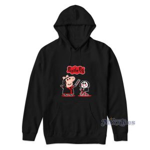 Puzzle Horror Pig Peppa Hoodie for Unisex 2