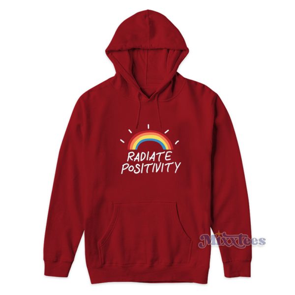 Radiate Positivity Hoodie For Unisex