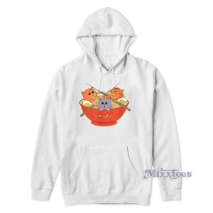 Ramen And Cats Hoodie for Unisex 2