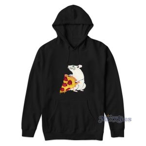 Rats Eat Pizza Hoodie For Unisex 1