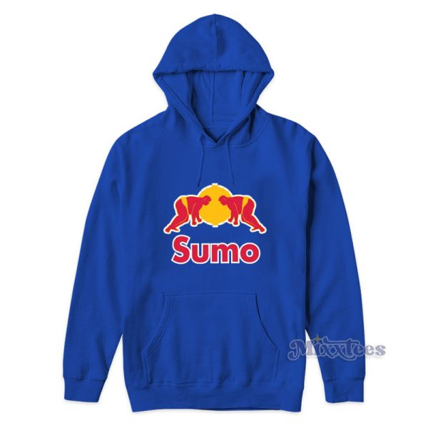 Red Sumo Sumo Bull Hoodie For Unisex