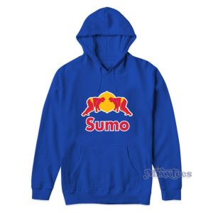 Red Sumo Sumo Bull Hoodie For Unisex 2