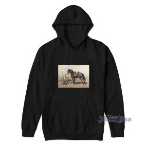 Resting Somborac And Horse Hoodie for Unisex 2