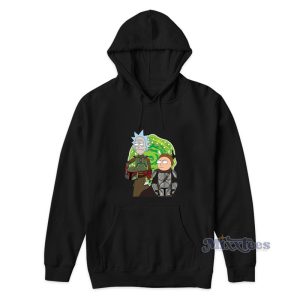 Rick Sanchez Boba Fett Rick And Morty Hoodie 1