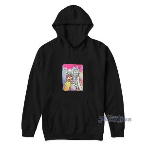 Rick and Morty Eyes Wide Open Hoodie for Unisex 1