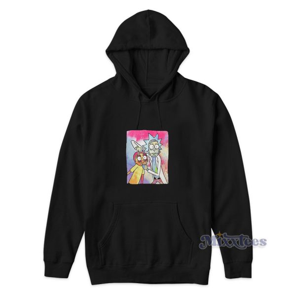 Rick and Morty Eyes Wide Open Hoodie for Unisex