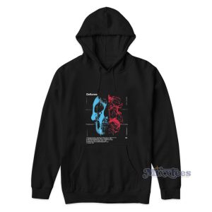 Rose Skull Tracklist Hoodie 1