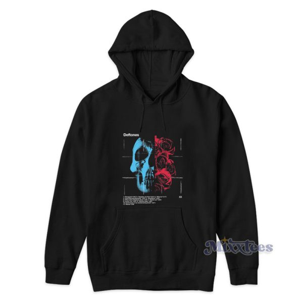 Rose Skull Tracklist Hoodie