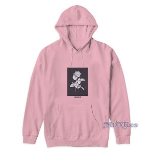 Rose Word Amour Pink Hoodie for Unisex 1