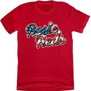 Rosie Reds, White & Blue