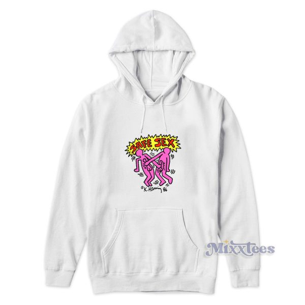 Safe Sex Keith Haring 86 Hoodie