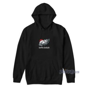 Santa Eagles Philadelphia Eagles Christmas Hoodie 2