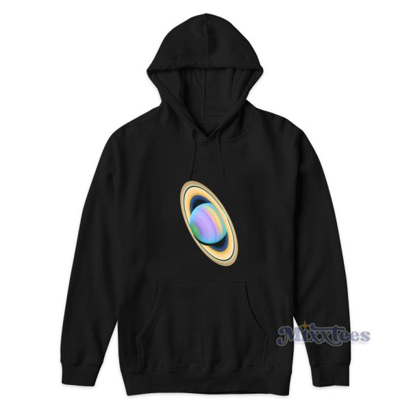 Saturn In Ultraviolet Hoodie for Unisex