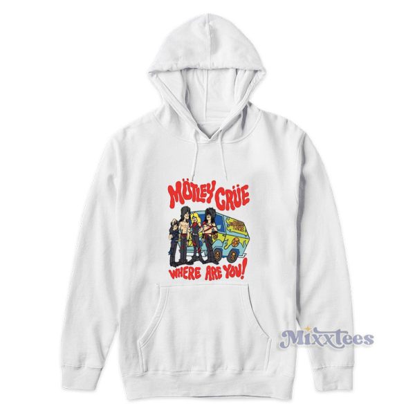 Scooby Doo Motley Crue Where Are You Hoodie