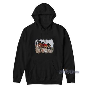 Set It Off Black Cartoon Hoodie for Unisex 2