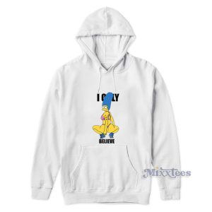 Sexy Marge Simpson Believe Hoodie 1