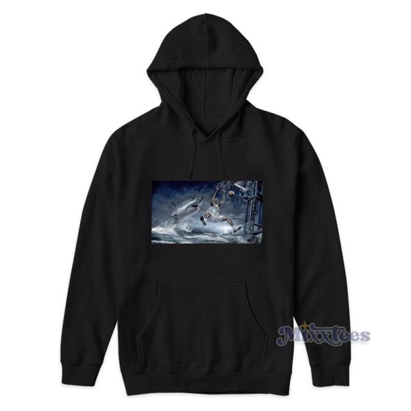 Shaq Dunks On Shark Shaquille O’Neal Hoodie