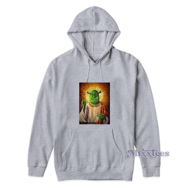 Shrek Jesus Meme Hoodie For Unisex