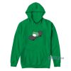 Skateboarding Frog Lightweight Hoodie for Unisex