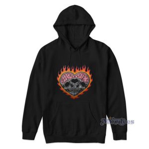Skull Skeleton Love Fire Hoodie For Unisex 1 Skull Skeleton Love Fire Hoodie For Unisex 2