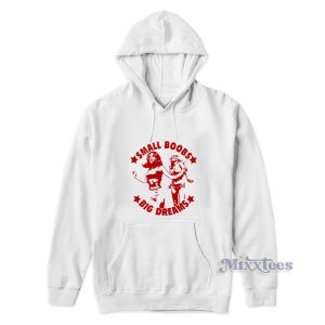 Small Boobs Big Dreams Hoodie 1