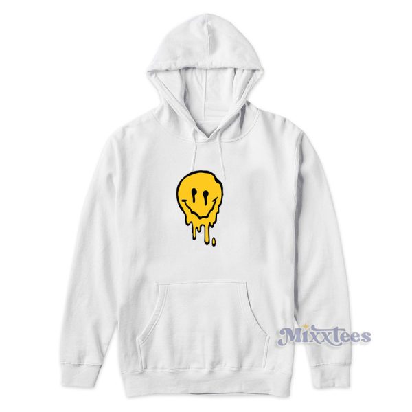 Smiley Face Melted Hoodie for Unisex