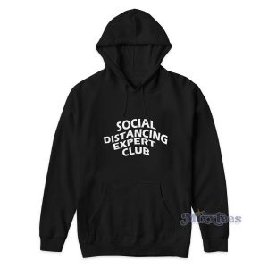 Social Distancing Expert Club Hoodie for Unisex 2