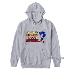 Sonic Of Course I Reply Fast I Got Friends Hoodie 2