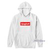 Spaghetti Red Box Logo Hoodie for Unisex