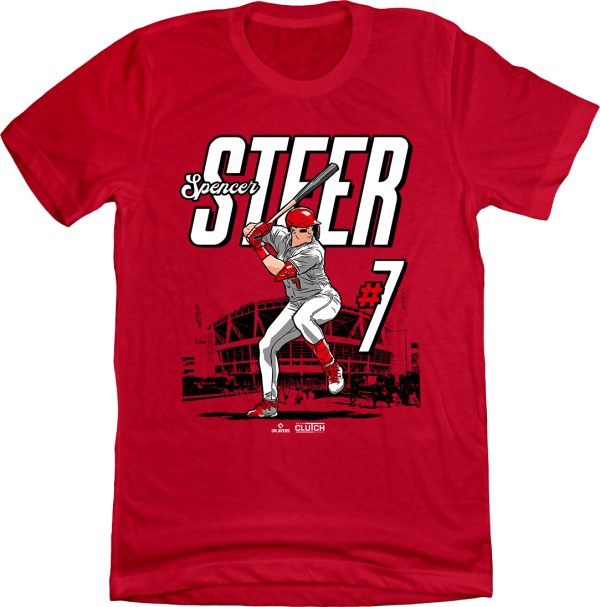 Spencer Steer MLBPA Stadium T-shirt