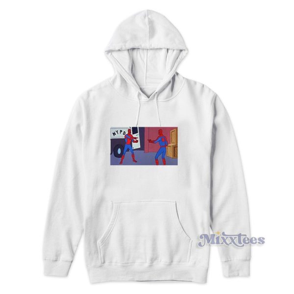 Spiderman Pointing At Spiderman Meme Hoodie for Unisex