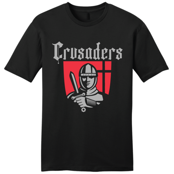 St. Cecilia Crusaders Logo Black