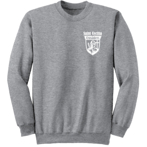 St Cecilia Crusaders Logo Left Chest Approved Gym Uniform 2