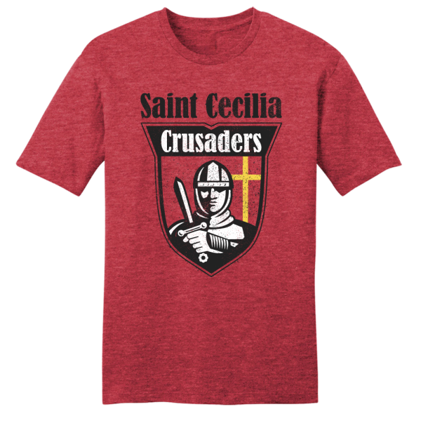 St. Cecilia Crusaders Vintage Logo