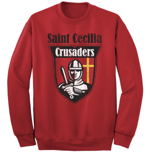 St Cecilia Crusaders Vintage Logo 3