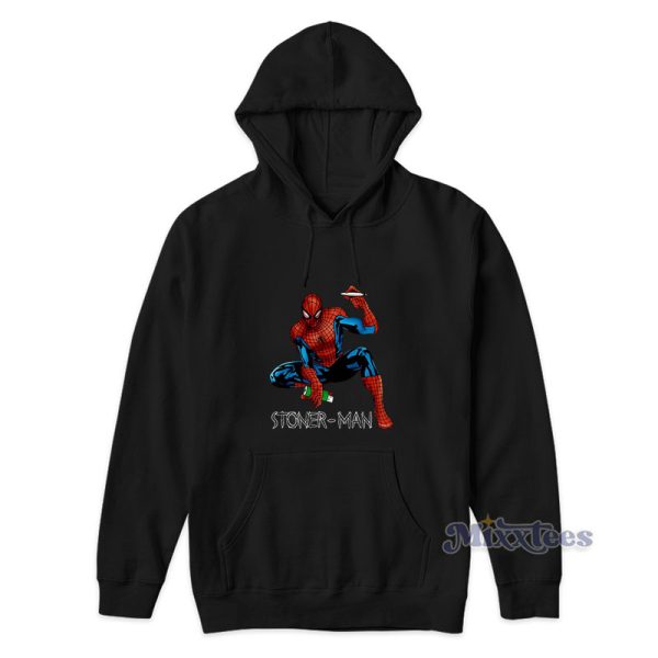 Stoner Man Funny Spider Man Smoke Weed Hoodie