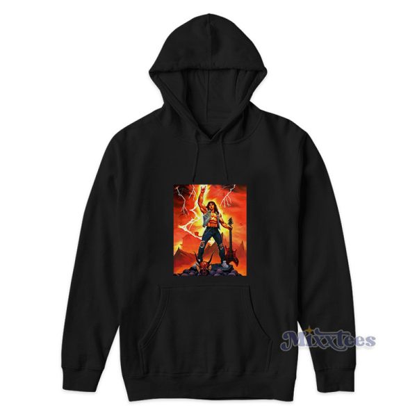 Stranger Things Series Eddie Munson Metal Hoodie