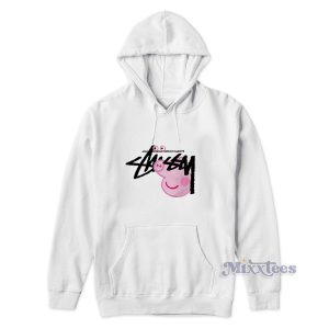 Stussy x Peppa Pig Parody Hoodie for Unisex 1