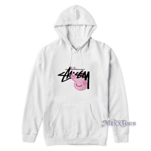 Stussy x Peppa Pig Parody Hoodie for Unisex 2