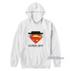 Super Jew Funny SuperMan Hoodie For Unisex