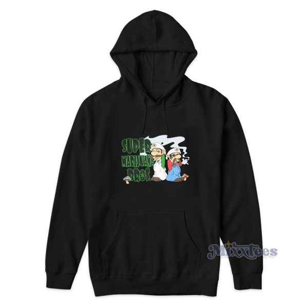 Super Marijuana Bros Hoodie for Unisex