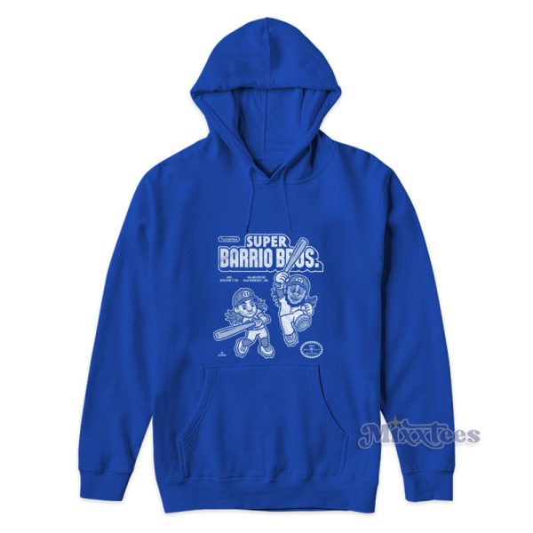 Super Mario Bros Bo Bichette Vladimir Guerrero Jr Toronto Hoodie