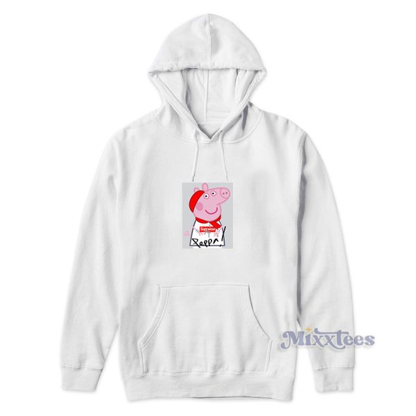 Supreme Gucci Mane Peppa Pig Parody Hoodie