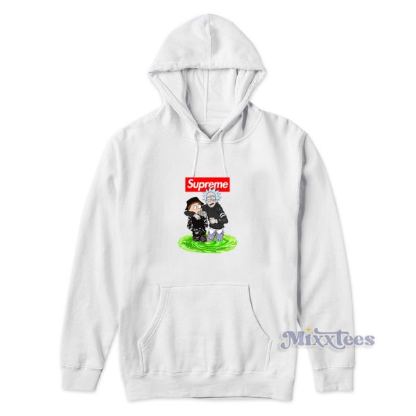 Supreme Style Rick And Morty Hoodie