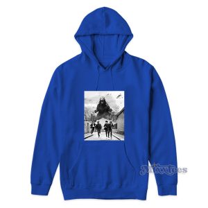 The Beatles Vs Godzilla Hoodie 1