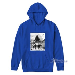The Beatles Vs Godzilla Hoodie 1 The Beatles Vs Godzilla Hoodie 2