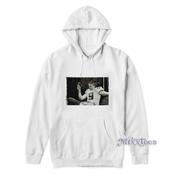 The Joe Burrow Cigar Smoking Hoodie