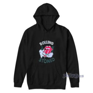 The Rolling Stoned Lips Weed Hoodie 2