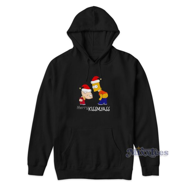 The Simpsons Merry Kissmyass Christmas Hoodie